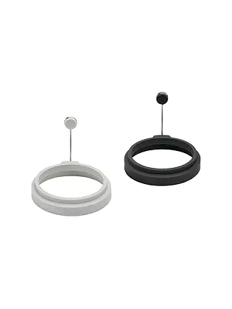 LURCH | Eiformer Rund 2er Set Silikon light-/iron grey | 